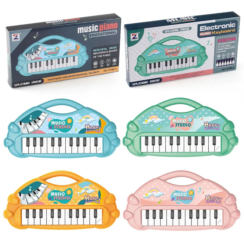 Piano de juguete Musical de 13 teclas, teclado de sonido, instrumento musical eléctrico, juguetes educativos para edades tempranas de desarrollo para niños, regalos - imagen 4