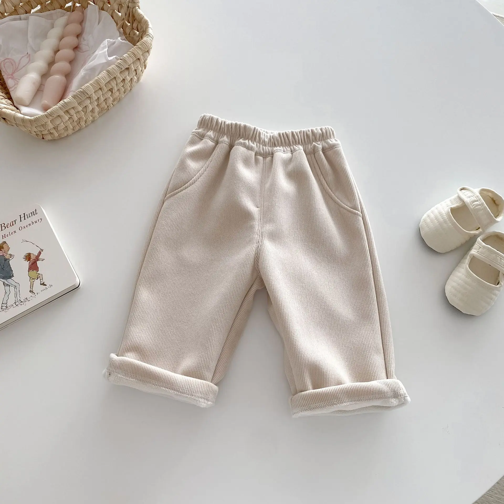 beige fleece