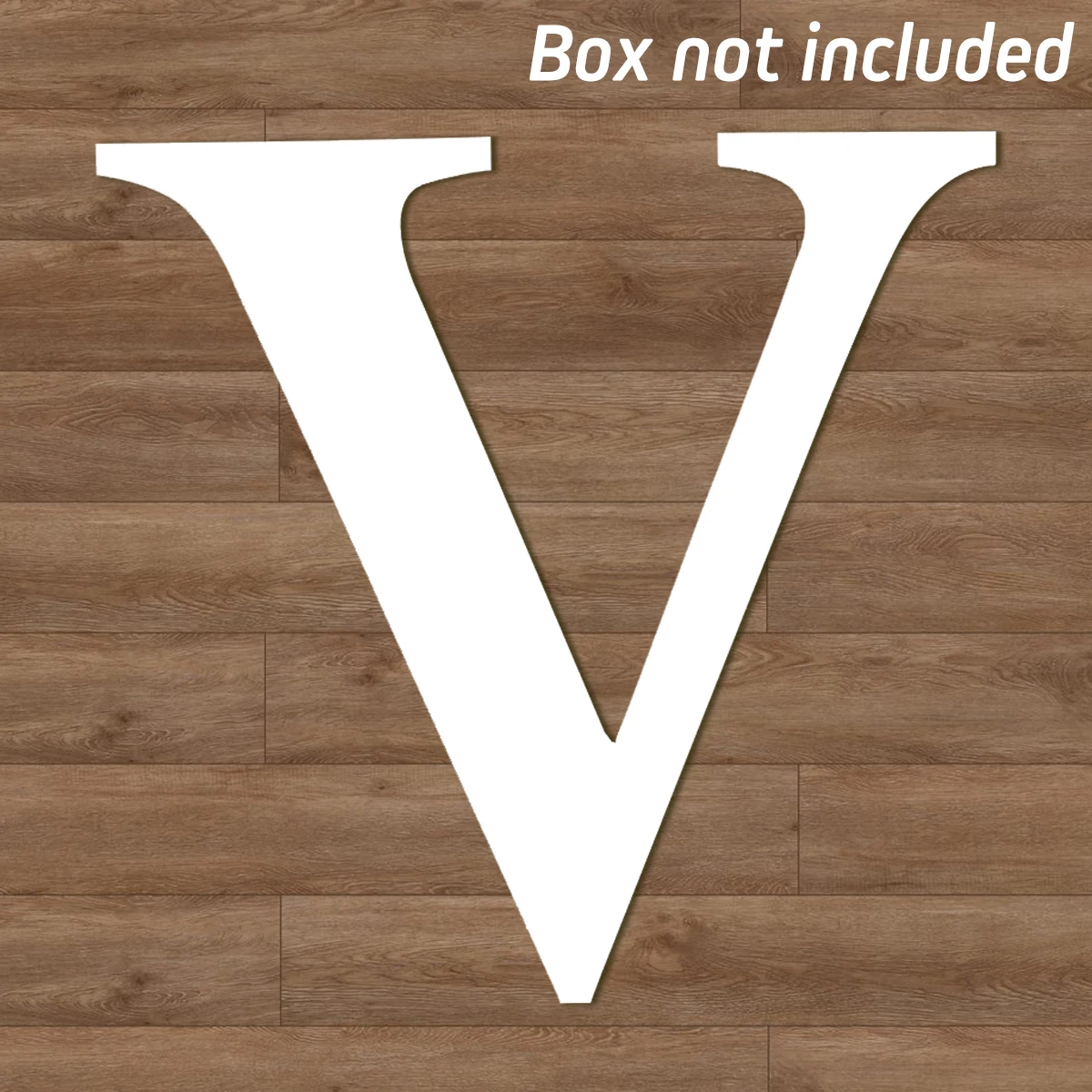 only Letter V No Box