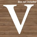 only Letter V No Box