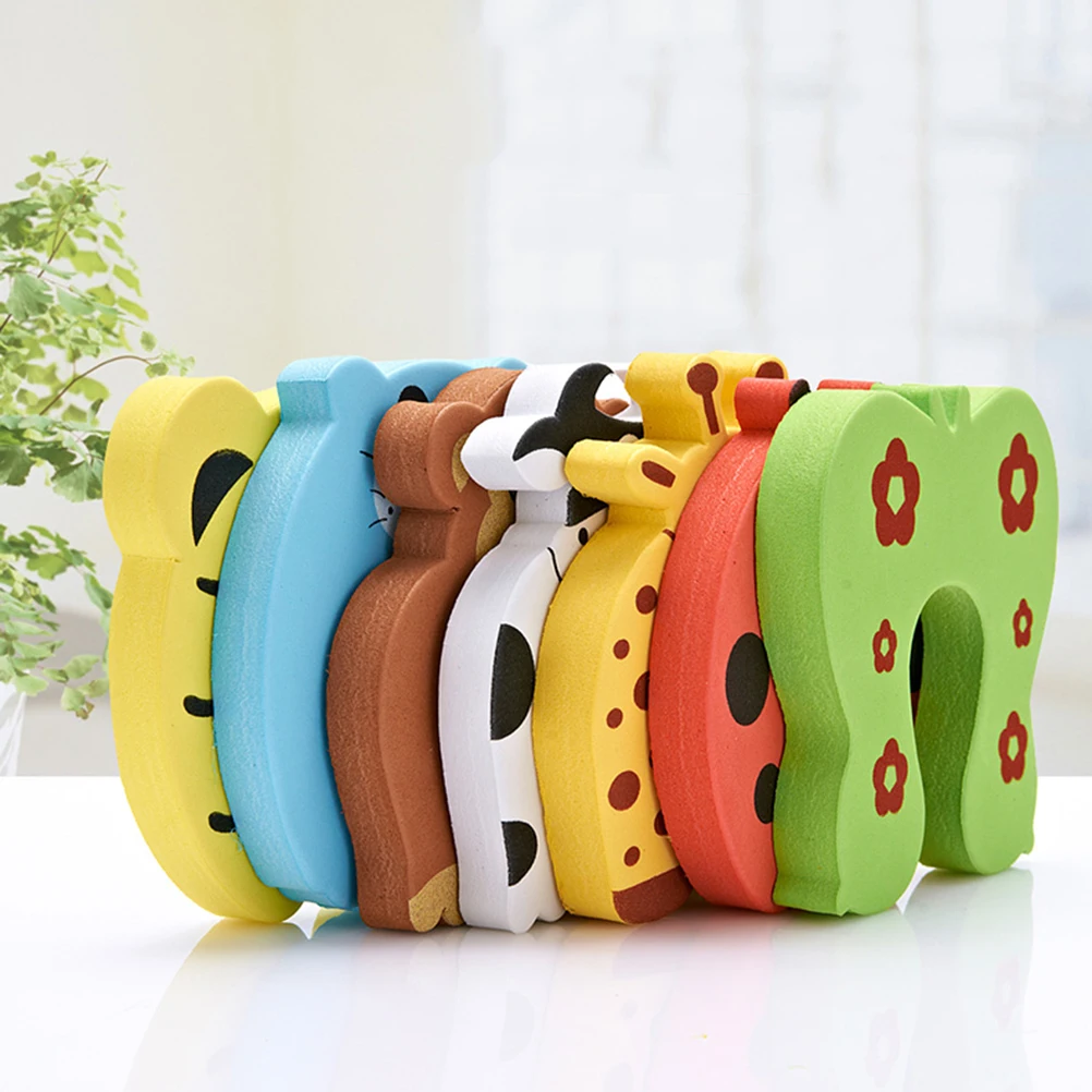 10 Uds protectores pestillo puerta dedo pellizco protector Anti- pellizco niño - imagen 2