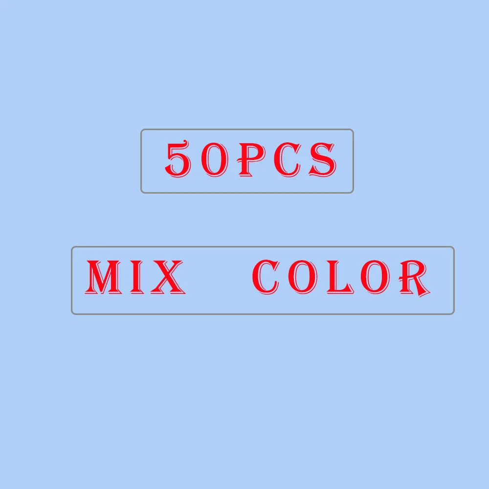 50pcs mix color
