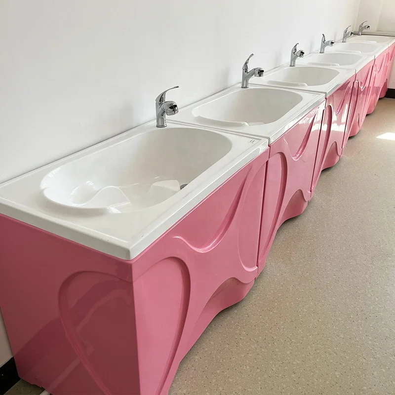 Bañera acrílica de alta calidad para bebé con grifo escurridor, almacenamiento para bebés maternos/aplicación hospitalaria al por mayor de naatorio - imagen 2