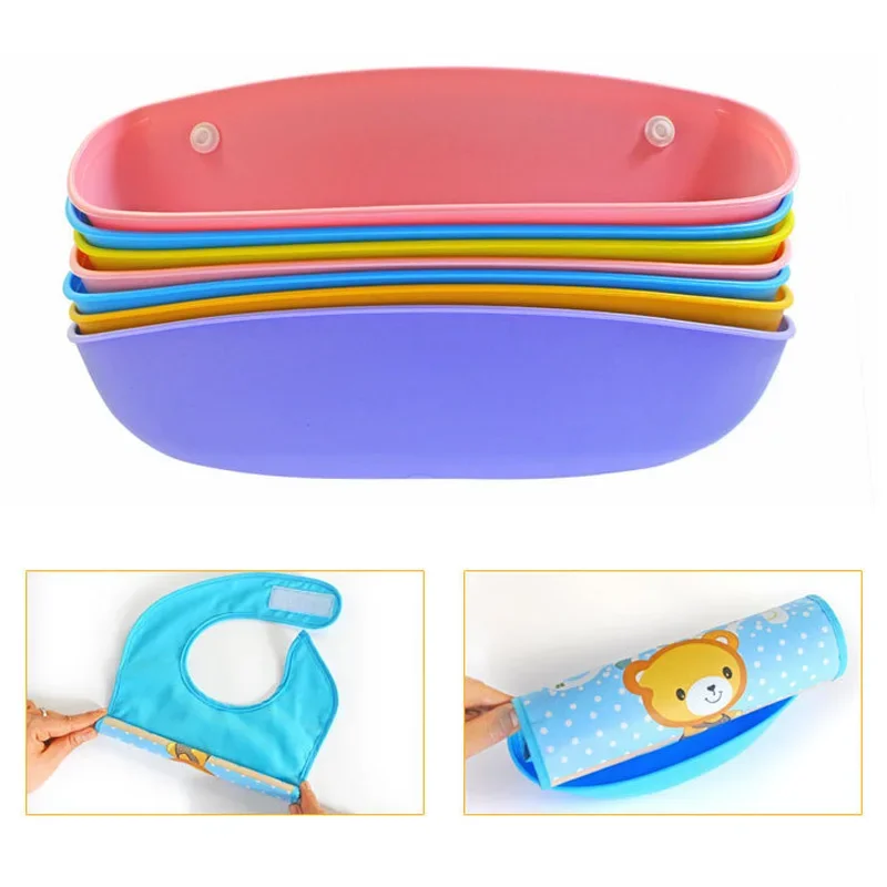 Babero impermeable con paño para eructar – Tela suave infantil - imagen 5