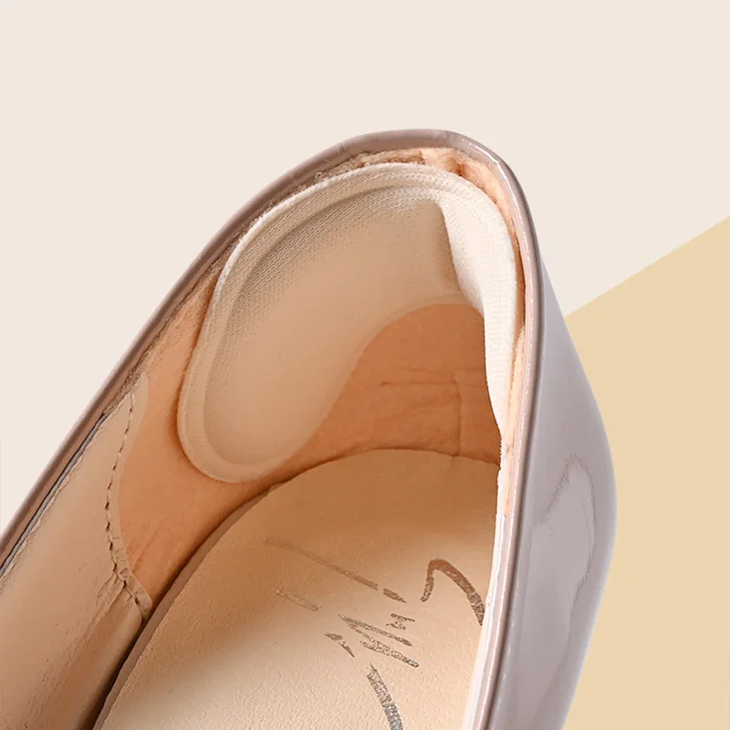 Plantillas para el talón antidesgaste para los pies, almohadillas para el cuidado del cojín para aliviar el dolor, Protector del talón, pegatina adhesiva trasera, plantilla de inserción para zapatos, 4 pares - imagen 5