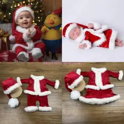 Disfraz suave Papá Noel para bebé recién nacido – Fotos Navidad