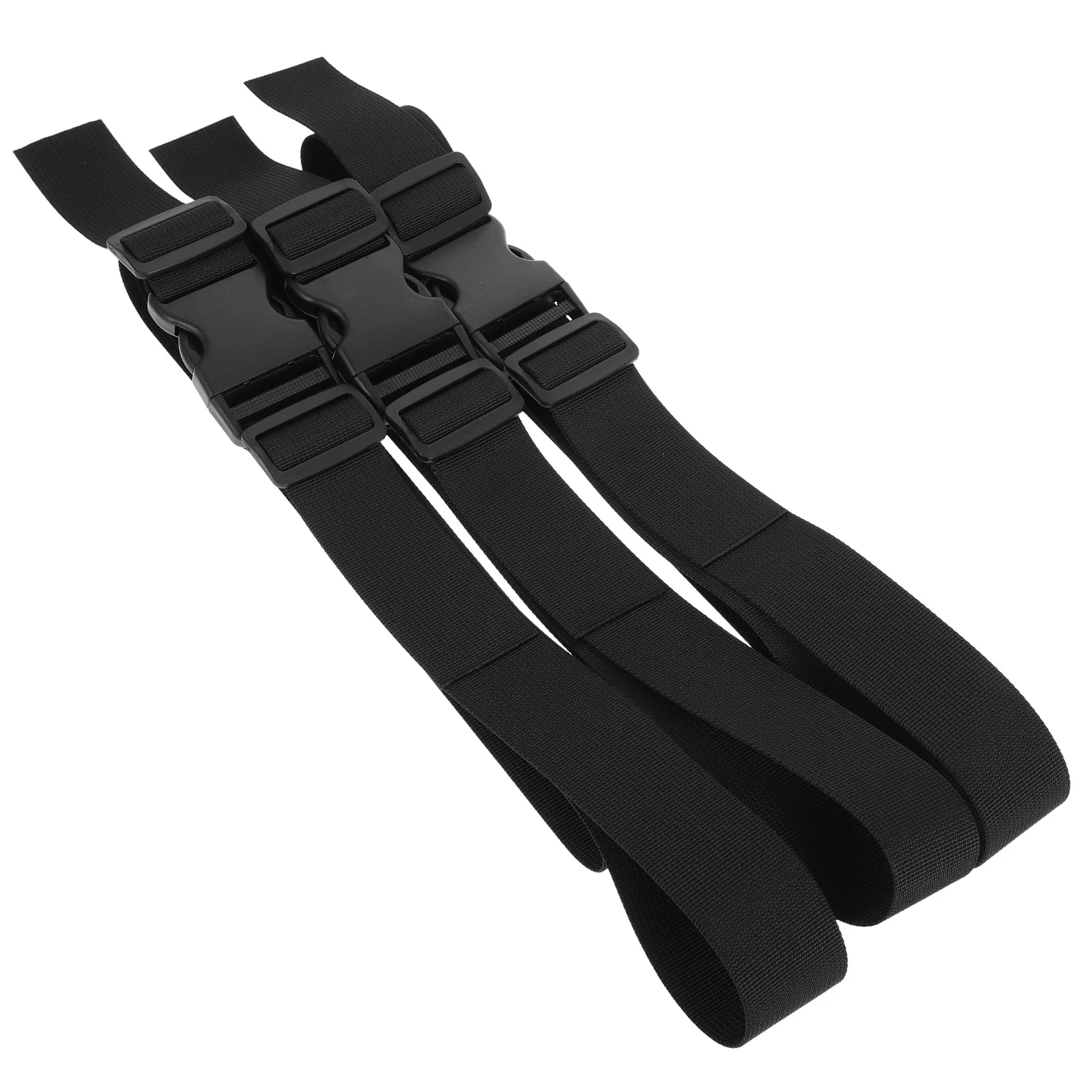 Correas para silla alta de bebé, arnés de seguridad ajustable, correa de cintura de liberación rápida para recién nacido, cochecito, correas para trona, 3 uds. - imagen 2