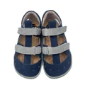 Navy Suede Leather