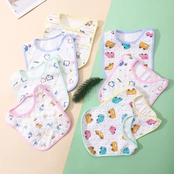 Baberos suaves de algodón absorbentes para bebé