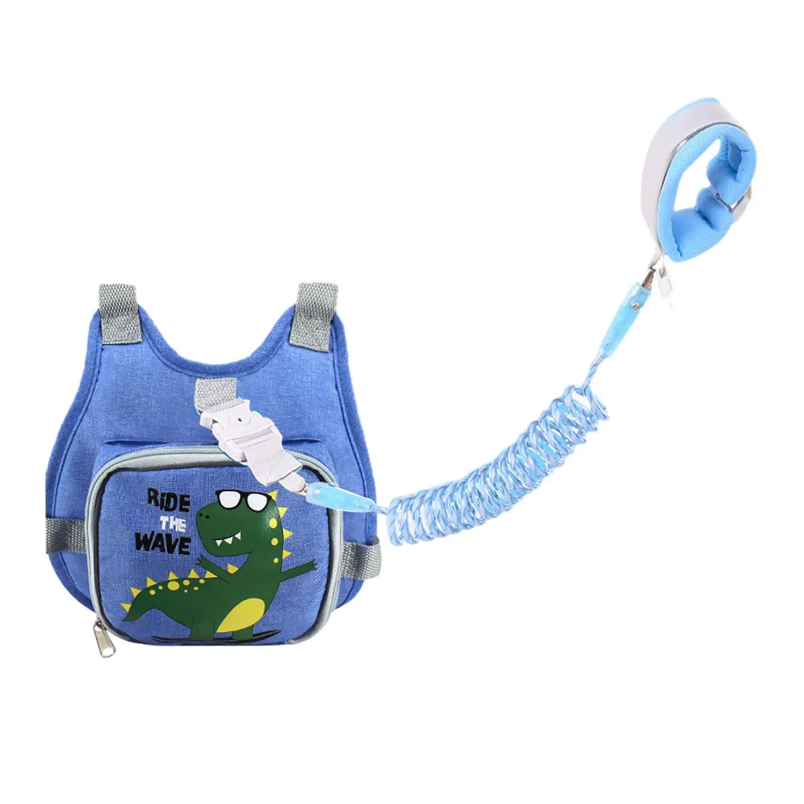 Toddler Harness Leash Spring Rope Retractable Soft Children Wrist Traction Rope for Travel Outdoor Walking Shopping Babies