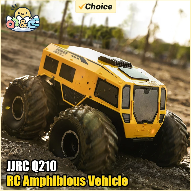 JJRC Q210 Rc Car ATV interruptor de alta velocidad baja apariencia única terreno escalada todoterreno vehículo anfibio juguetes para niños chico regalo