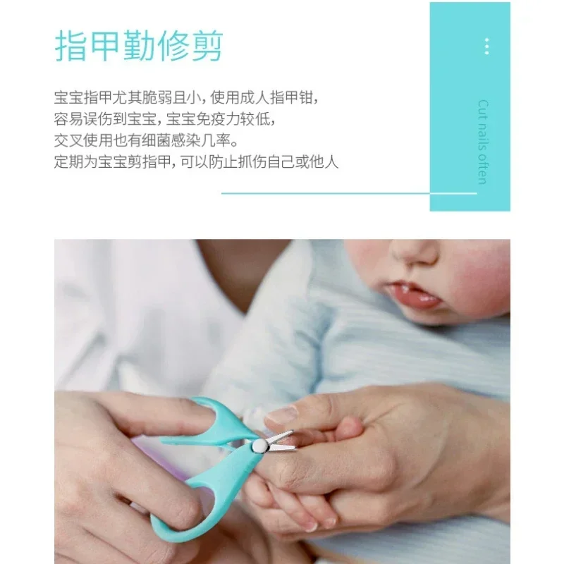 Cortaunas de seguridad para bebe - Kit de manicura con tijeras - imagen 5