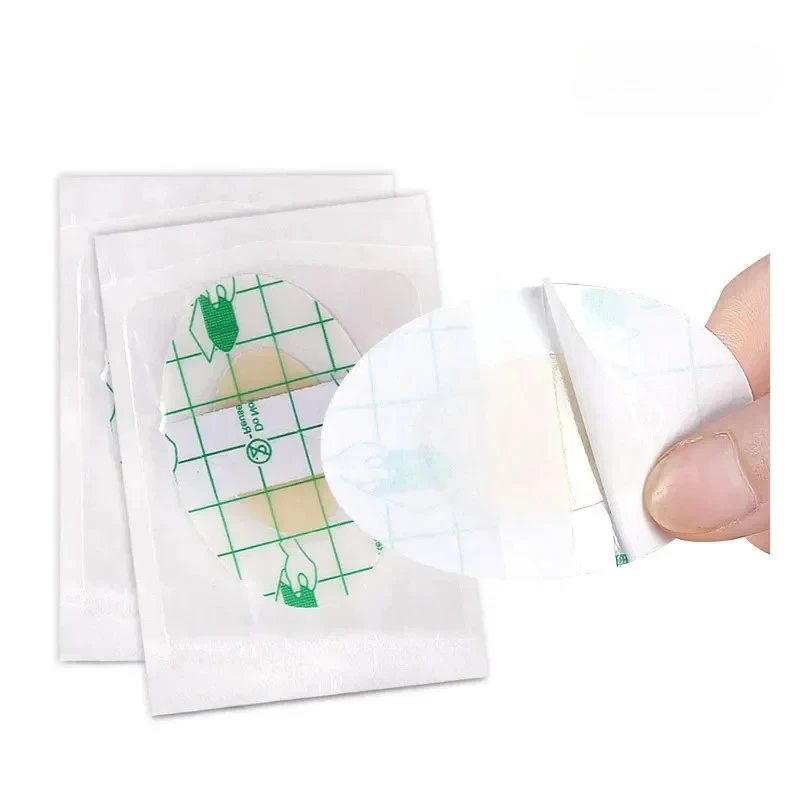 20 unids/set forma ovalada tirita piel vendaje parche talón Protector cinta pegatinas vendajes adhesivos yesos para aliviar el dolor