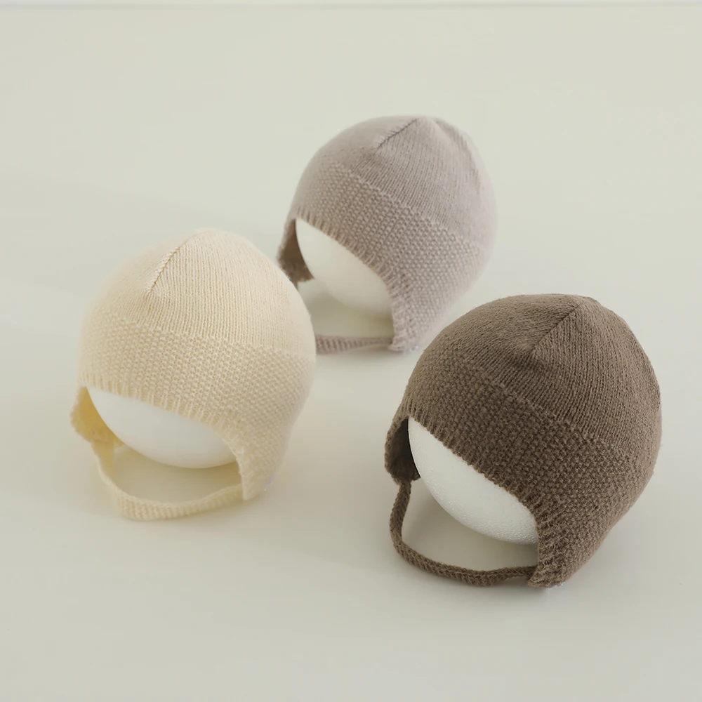 gorro bebé orejeras de ganchillo cálido protección oídos suave abrigado - imagen 4