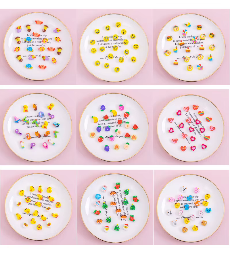 Mini gomas de borrar infantiles con diseños de frutas y animales - imagen 3
