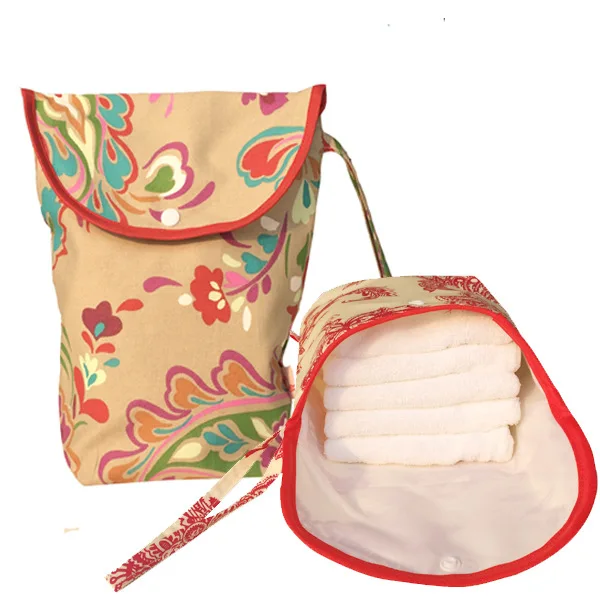 Mini bolsa de pañales reutilizable para almohadillas menstruales, bolsa de almacenamiento para almohadillas de lactancia, organizador de maquillaje cosmético de viaje pequeño, bolso de mano para cochecito
