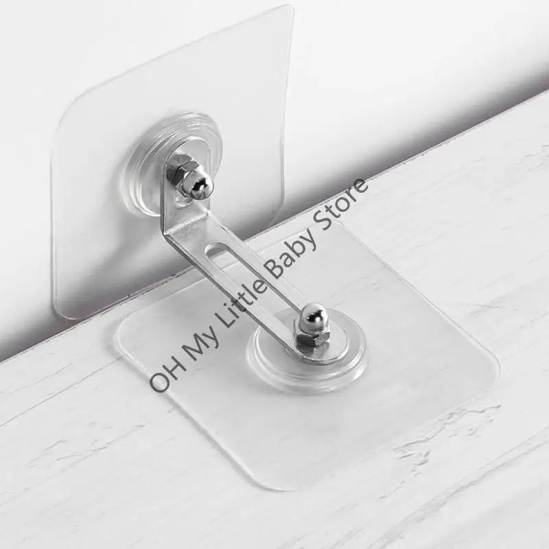 M76C 4 ​​piezas Anclajes para muebles Correas antivuelco para muebles Hebilla ajustable anticaída - imagen 2