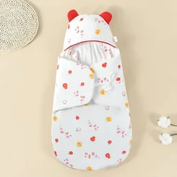 Manta de algodón para recién nacido – Estampado primavera