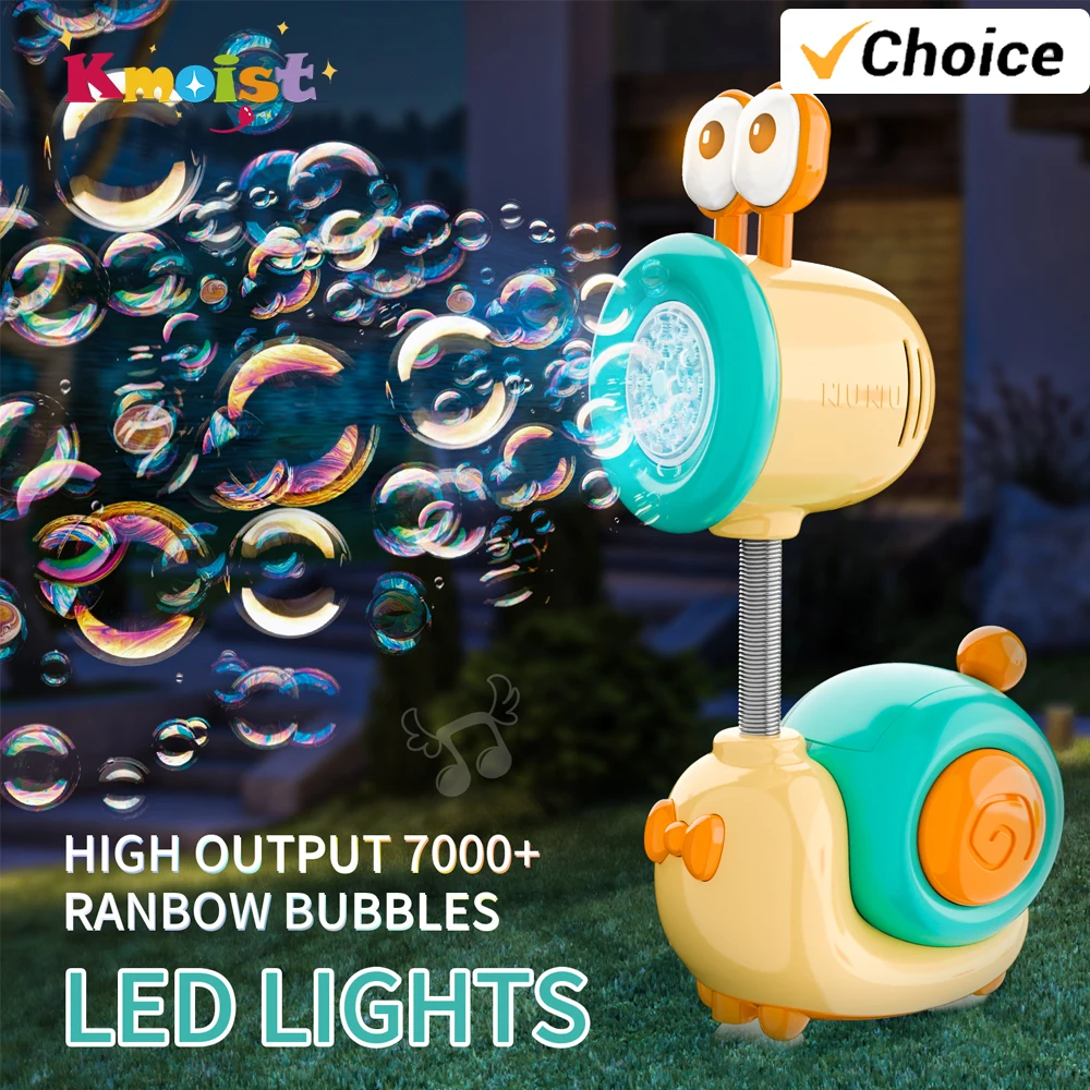 Pistola de burbujas LED para niños – Juego al aire libre - imagen 5