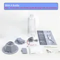 with bottle