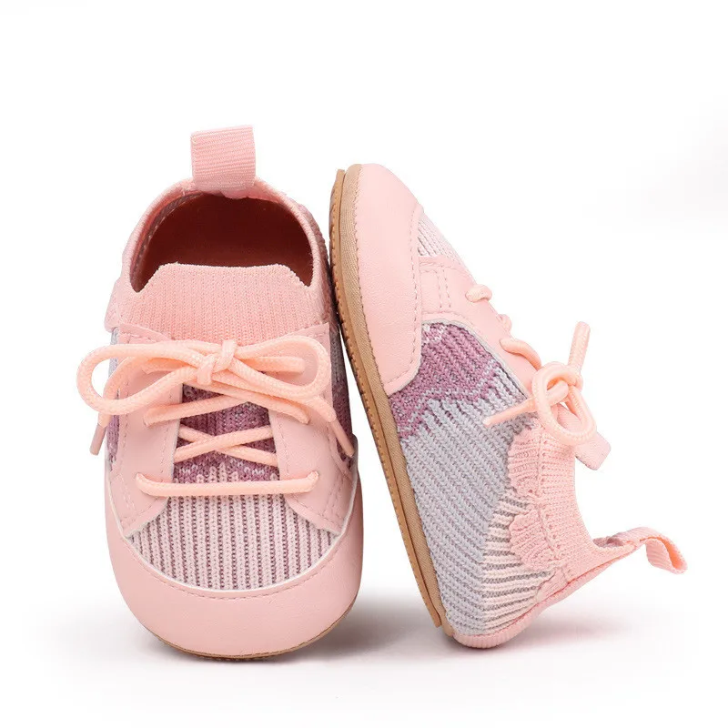 Zapatos de bebé a la moda, zapatillas de deporte para niñas, novedad de 2024, primeros caminantes para recién nacidos, zapatos informales de suela blanda antideslizantes para niños de 0 a 18 meses - imagen 5
