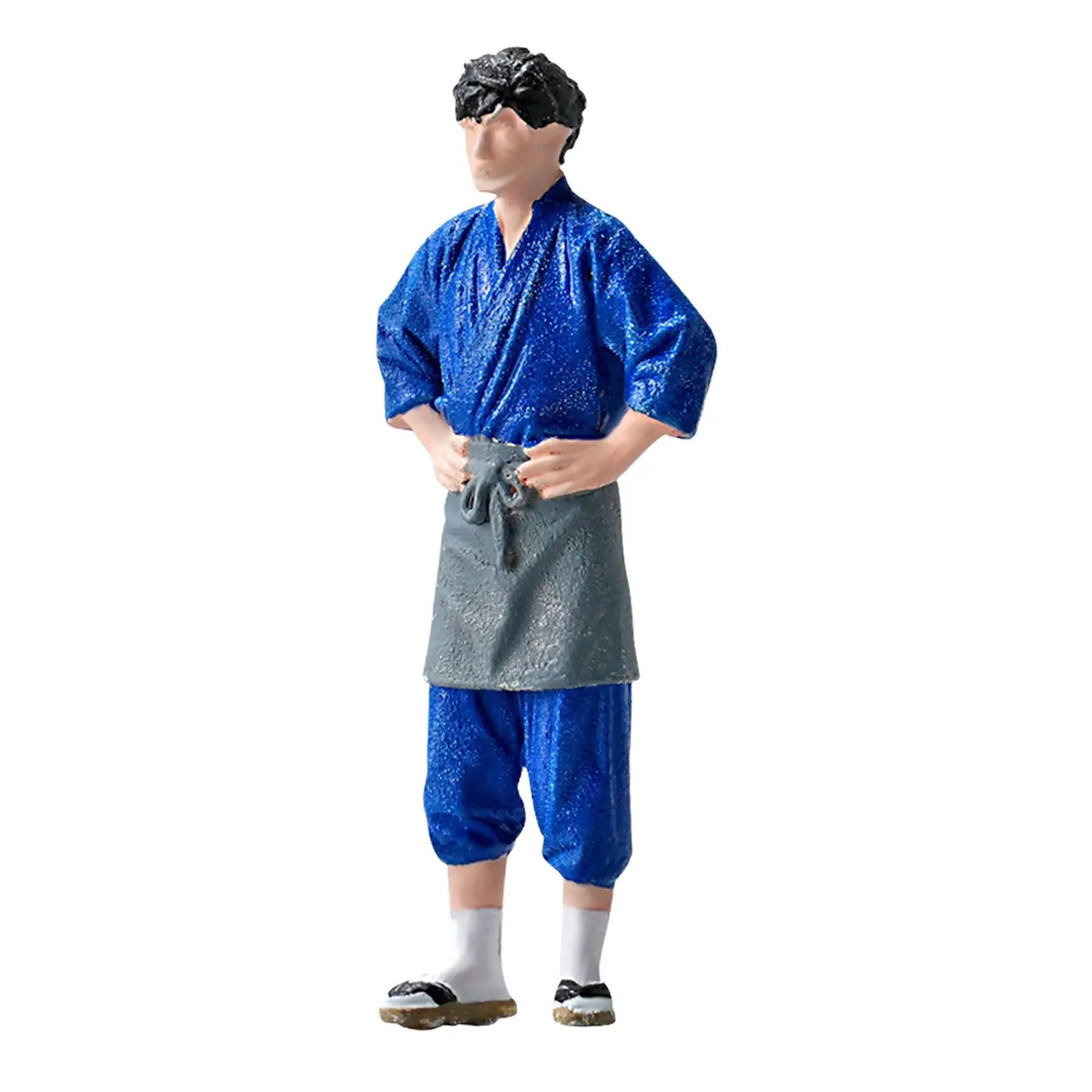 Figura coleccionable de chef para dioramas realistas - imagen 3