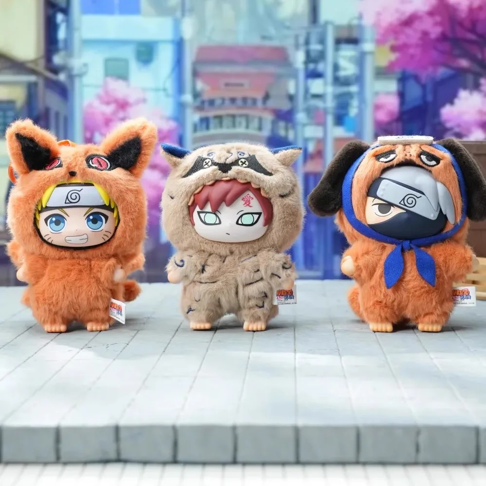 1:1 EAKI NARUTO la serie Q-VERSION de vinilo caja ciega muñeca Naruto Uzumaki llavero juguetes lindo colgante chico regalos de cumpleaños - imagen 4