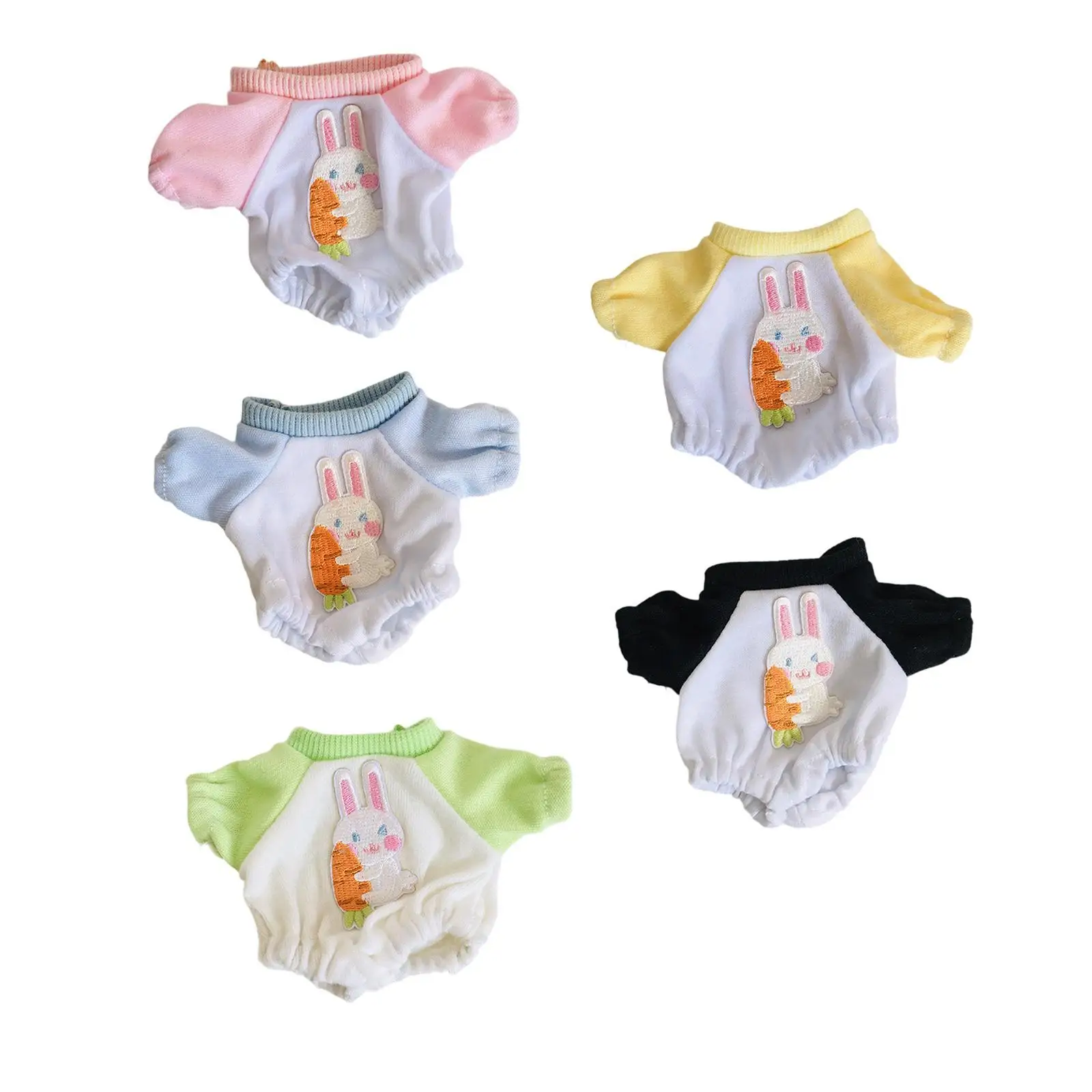 Doll Bodysuit Soft Cute Fashion Doll Dress up for 17cm Pendant Doll Costume