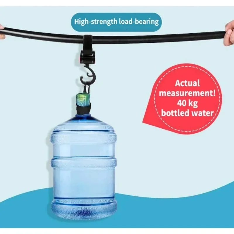 Gancho para cochecito de bebé, accesorios de carrito de bebé, accesorio de compras, gancho multiusos para cochecito de bebé, 2 uds. - imagen 3