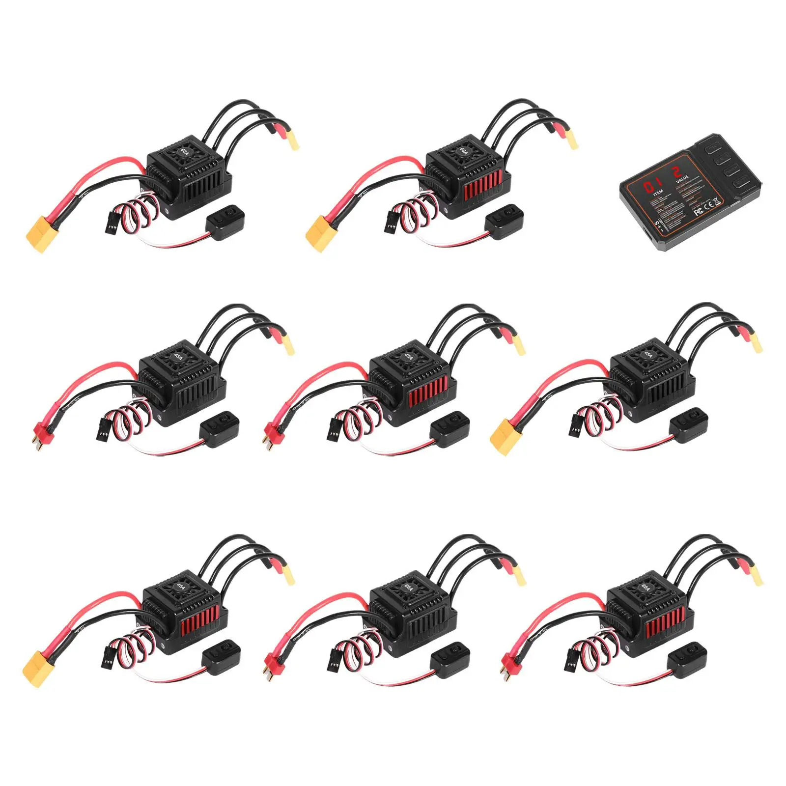 Brushless Motor Electric Speed Controller Dustproof Repair 1/10 RC Car ESC RC Accessory for Car Model Toy Truck Trucks Toy