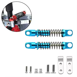 Amortiguadores de repuesto en aluminio azul para coche RC telemandado