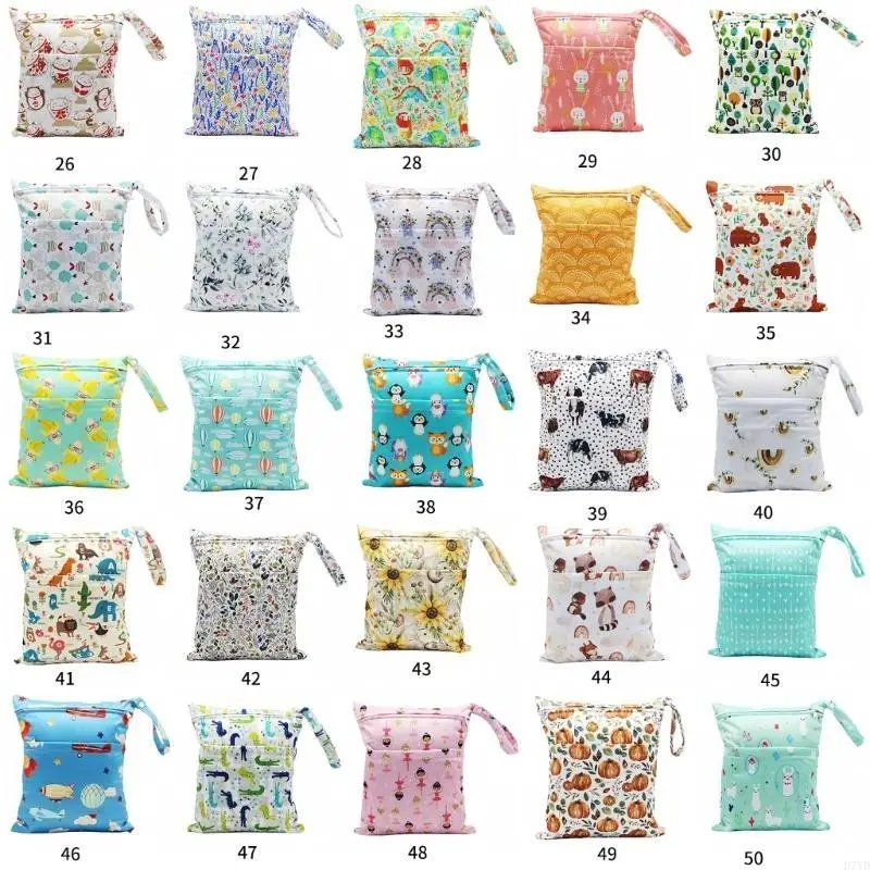 Bolsa organizadora multifuncional para pañales bebé D7YD, bolso almacenamiento seguro y transpirable, bolsa ligera para