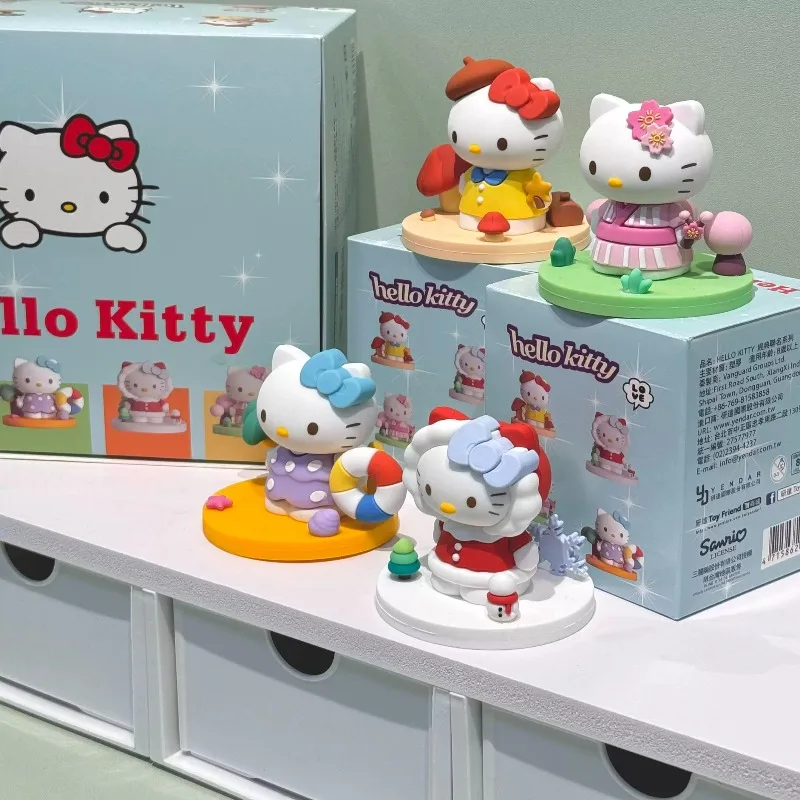 Sanrio Hello Kitty muñeca figura vestido de cuatro estaciones - imagen 3