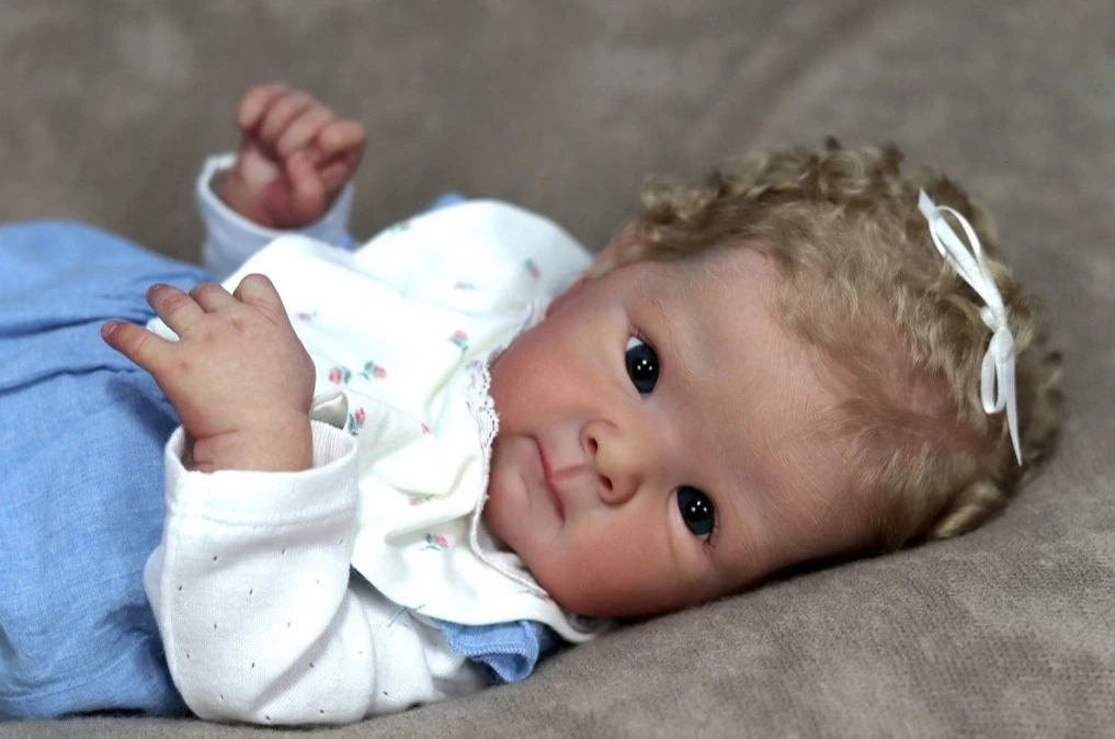 NPK-Muñeca sin terminar de 18 pulgadas, piezas de bricolaje, Kit de muñeco realista Bettie Reborn, bebé despertado, juguetes para bebé ya pintados - imagen 3