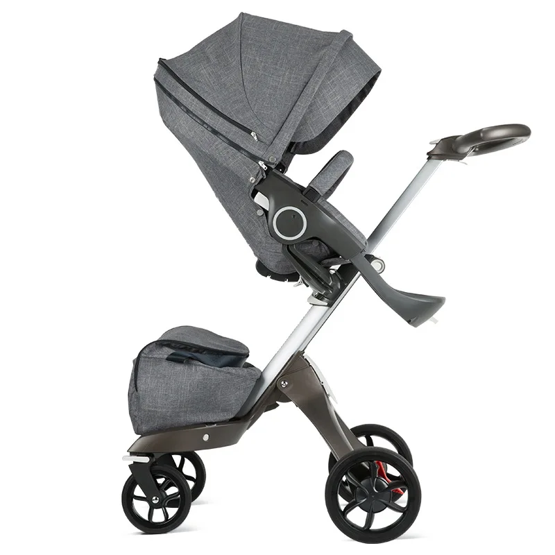 Cochecito de bebé 3 en 1 de lujo, paisaje terrestre alto, Dsland sentado, Coches Para mamá caliente, Moisés Para bebé, cochecito 3 en 1, Coche de bebé de lujo - imagen 4