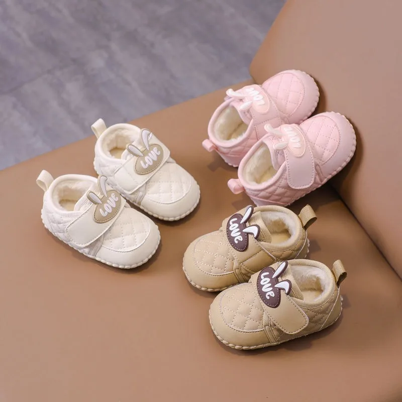 Botas de nieve para bebés y niños, zapatos para exteriores de otoño e invierno, suela suave antideslizante, botas de felpa para niños, zapatos para niños pequeños de dibujos animados - imagen 5