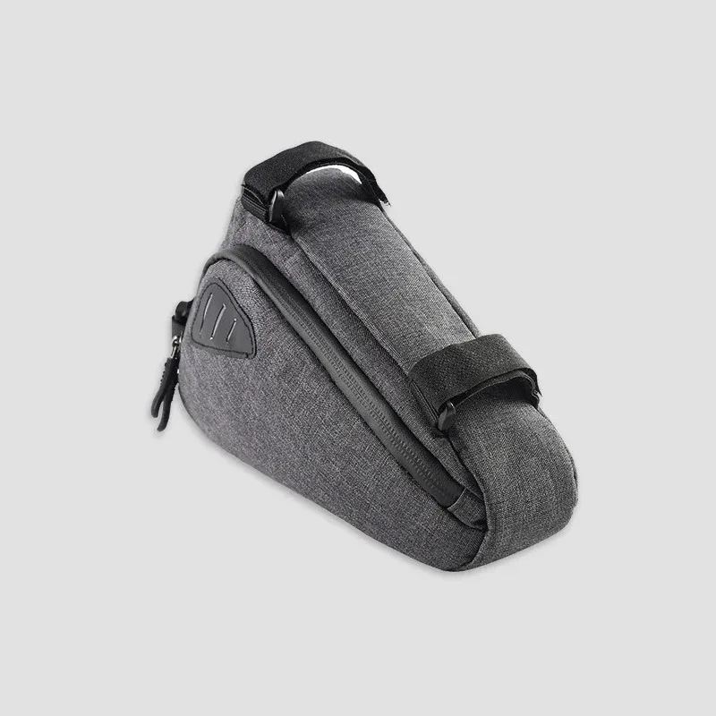 Bolsa triangular impermeable para bicicleta de montaña, bolsa de almacenamiento para cuadro de tubo frontal a prueba de lluvia, bolsa de herramientas reflectante para ciclismo - imagen 5
