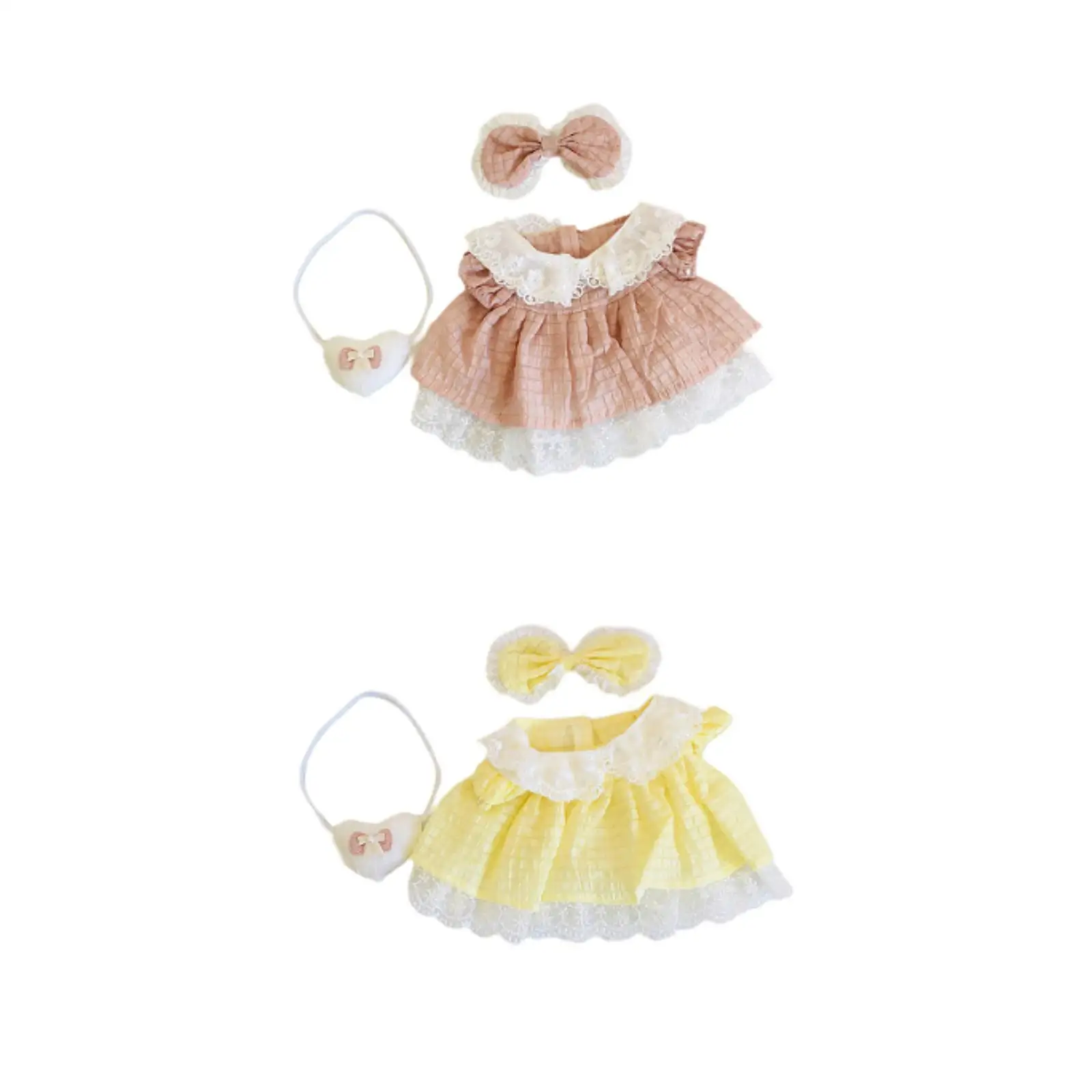 Dolls Dress Suit Handmade Clothing Princess Dress Clothes Miniature Clothes for 14.96'' Doll Dolls Dress Suit Handmade Clothing Princess Dress Clothes Miniature Clothes for 14.96'' Doll