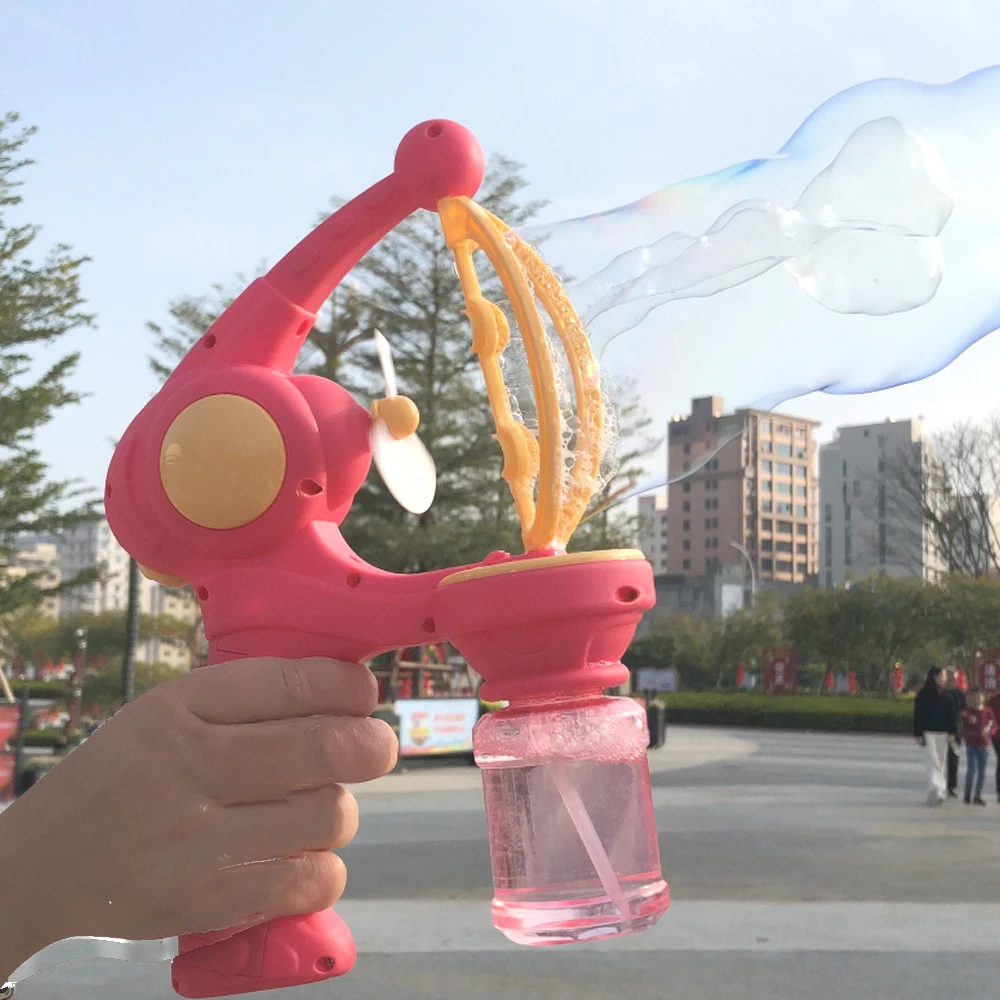 Máquina de burbujas eléctrica para niños y niñas – Juego al aire libre - imagen 3