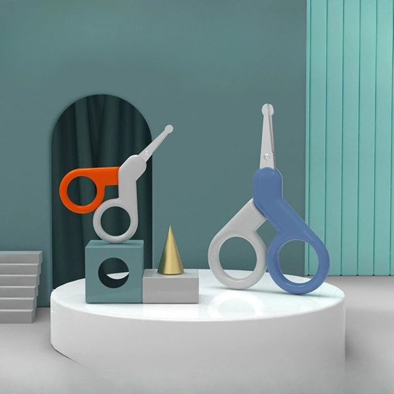 Cortauñas para bebé recién nacido, tijeras largas de seguridad prácticas, cortador de manicura, tijera especial, herramientas de cuidado para bebés, accesorios - imagen 3