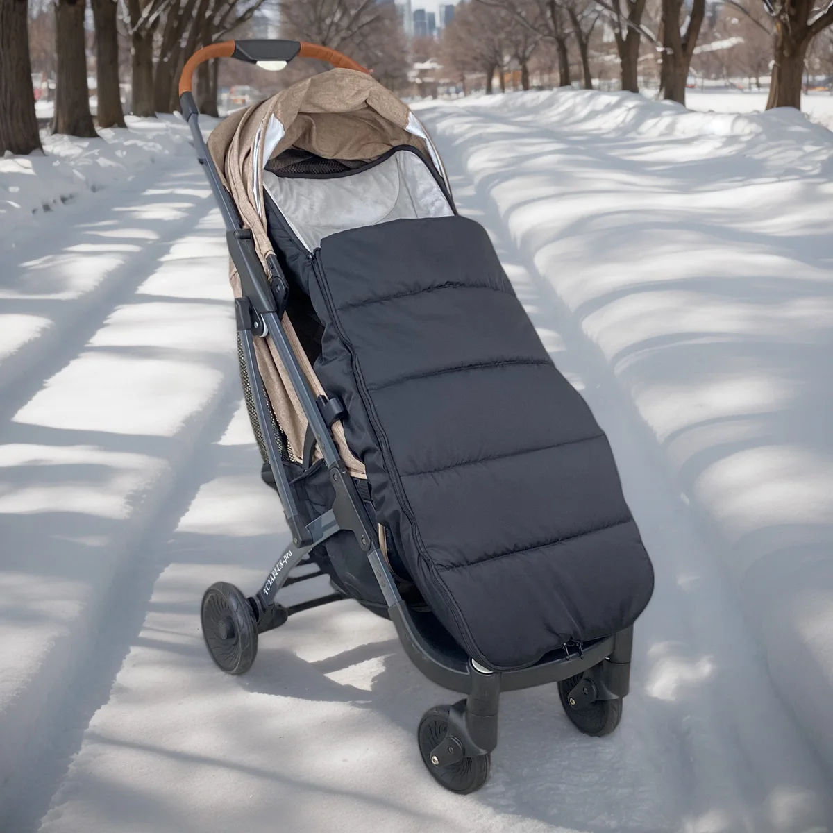 Saco de invierno acolchado antipolvo para cochecito bebe 6-36 meses - imagen 5