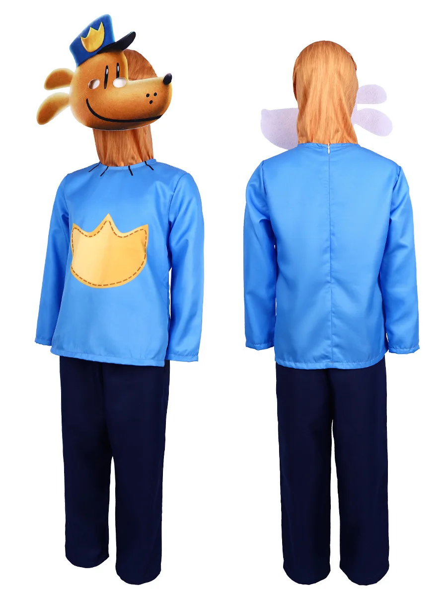 Disfraz infantil Dog Man de talla única para Halloween y Carnaval - imagen 2