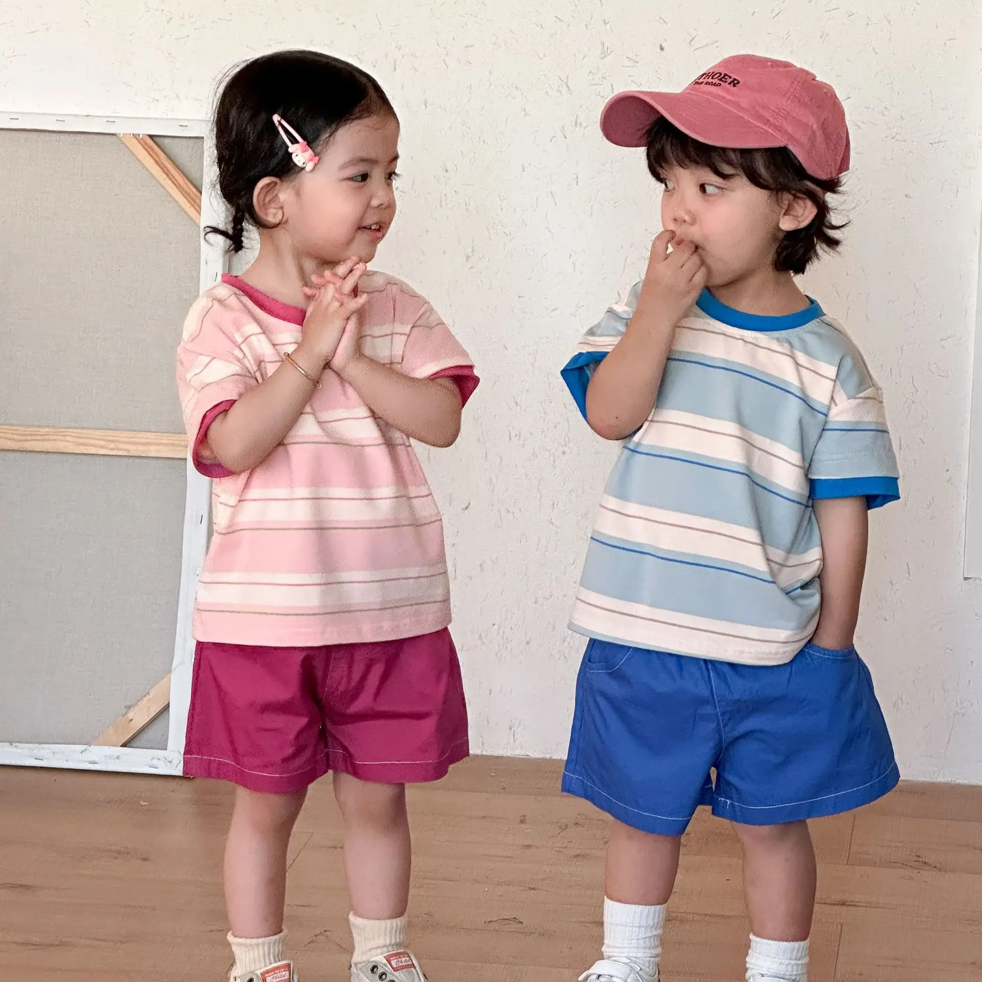 Conjunto Deportivo de Verano 2026 para Niños, Traje Deportivo con Estampado Animal para Hermanos - imagen 2