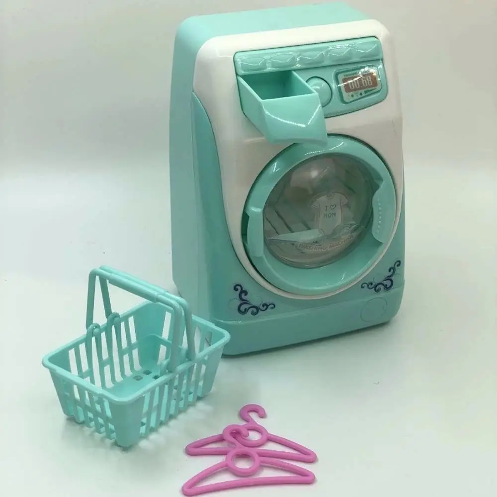 Mini lavadora eléctrica de juguete con agua – Juego de simulación infantil - imagen 3
