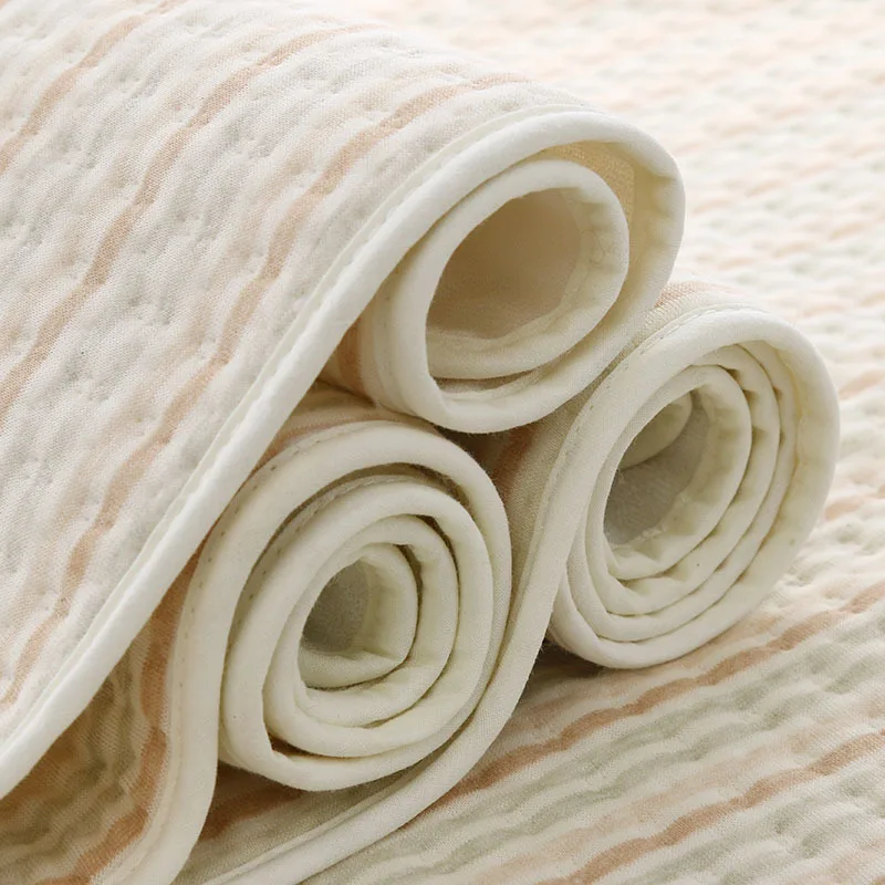 Juego de 2 uds de alfombrilla de algodón para pañales de bebé, cambiador impermeable para recién nacido, almohadilla de pañales lavable, accesorios para bebé, ropa de cama - imagen 2