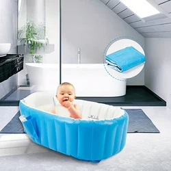 Bañera inflable para bebé antideslizante y plegable
