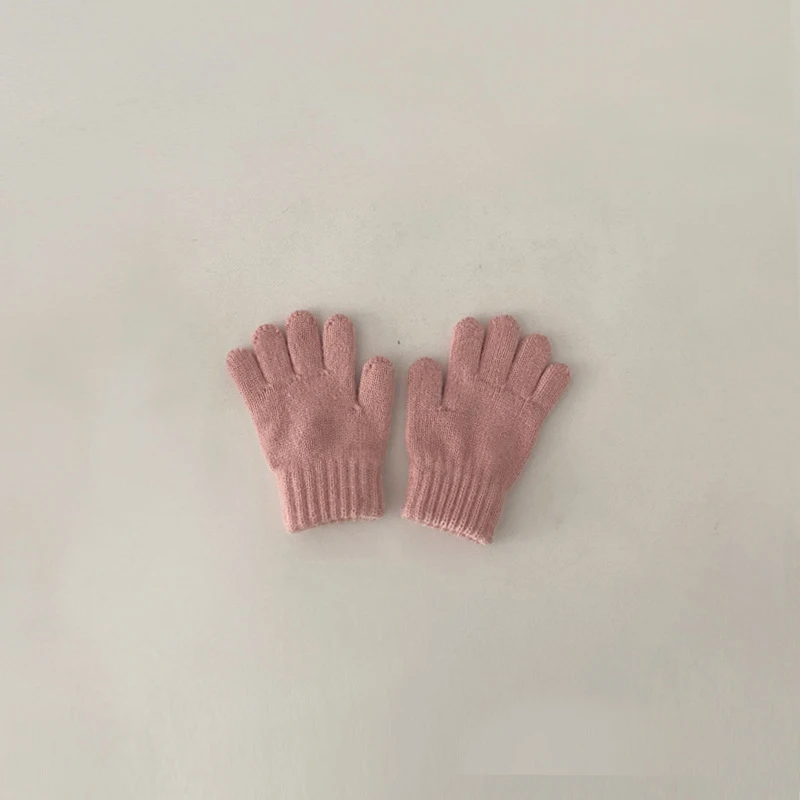 Guantes de invierno infantiles tejidos térmicos para esquí y exterior - imagen 4