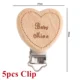 5pcs heart2 clip