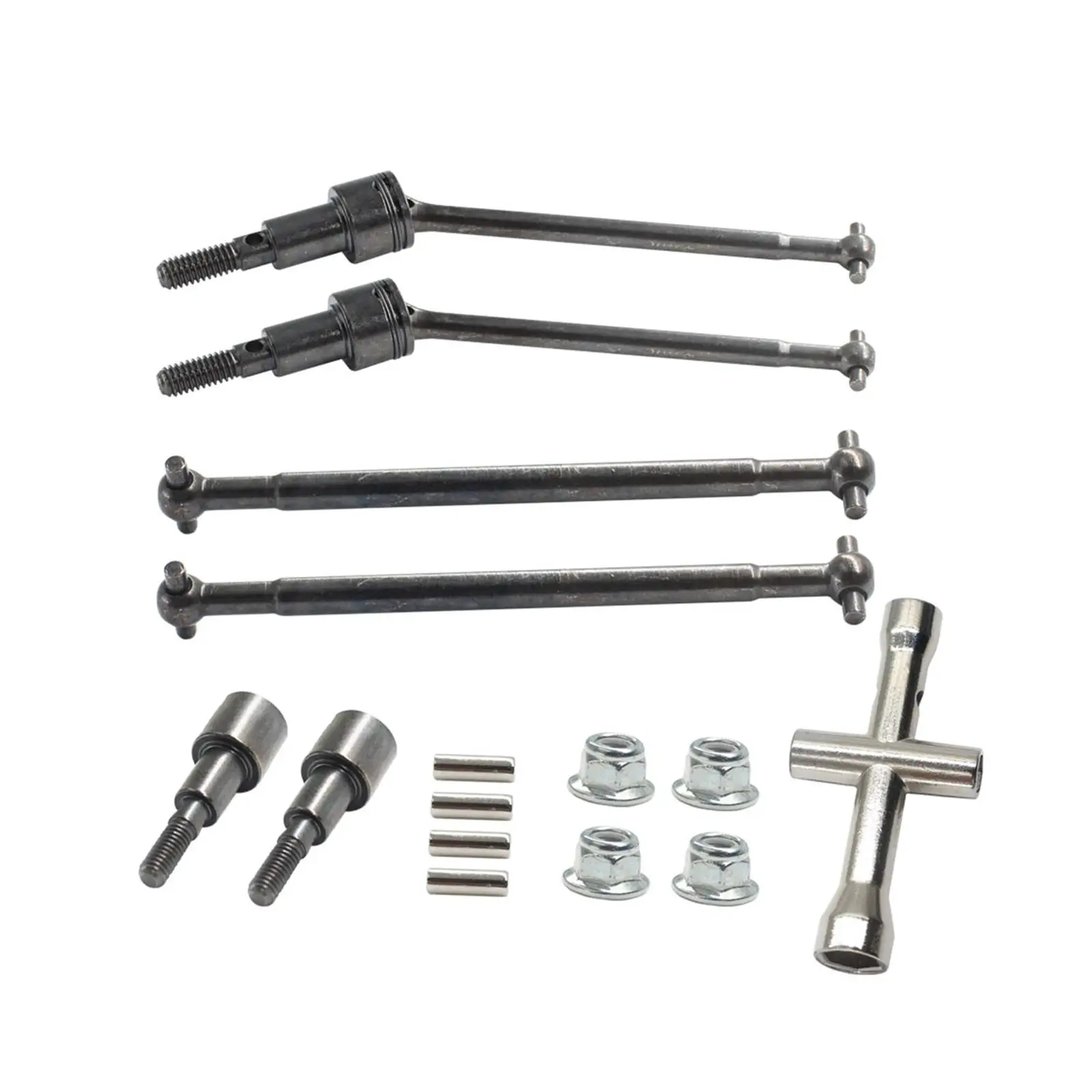 4x RC Drive Shafts Transmission Shafts Front and Rear Accessories for 16101