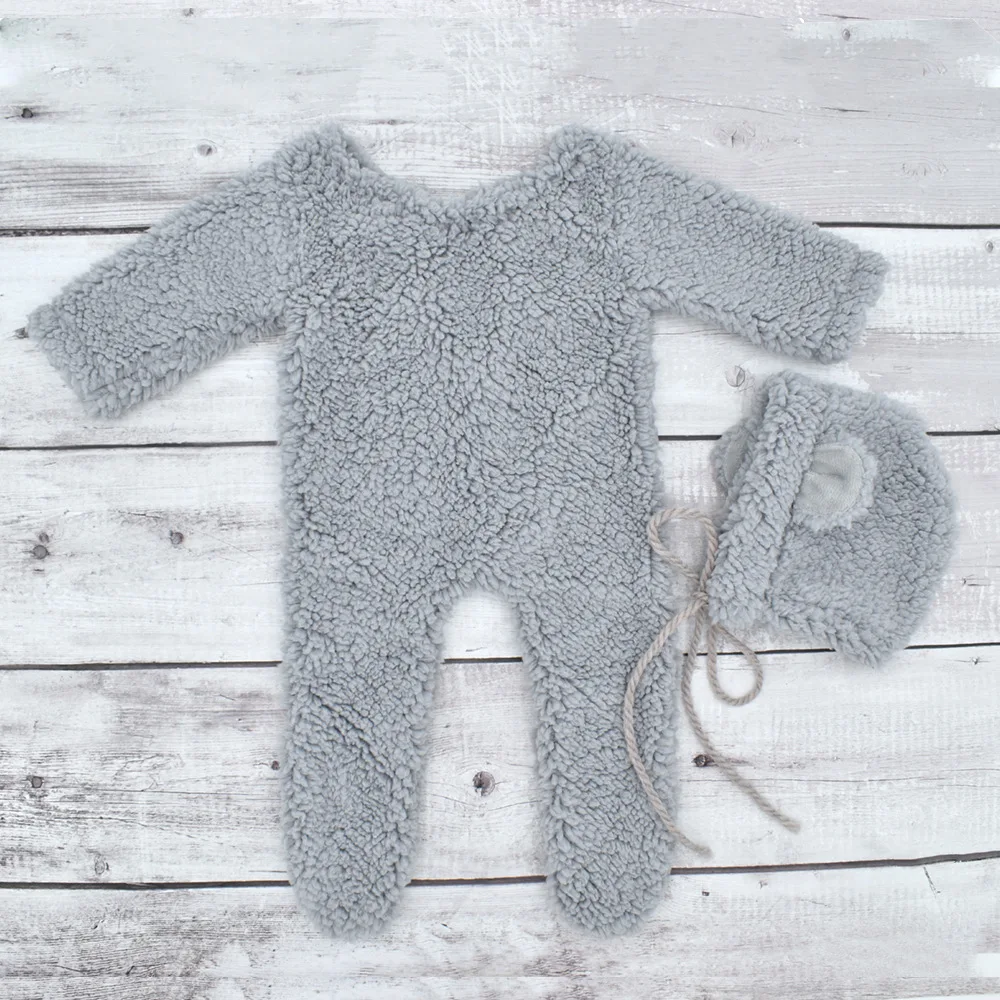 Conjunto de oso para sesión de fotos